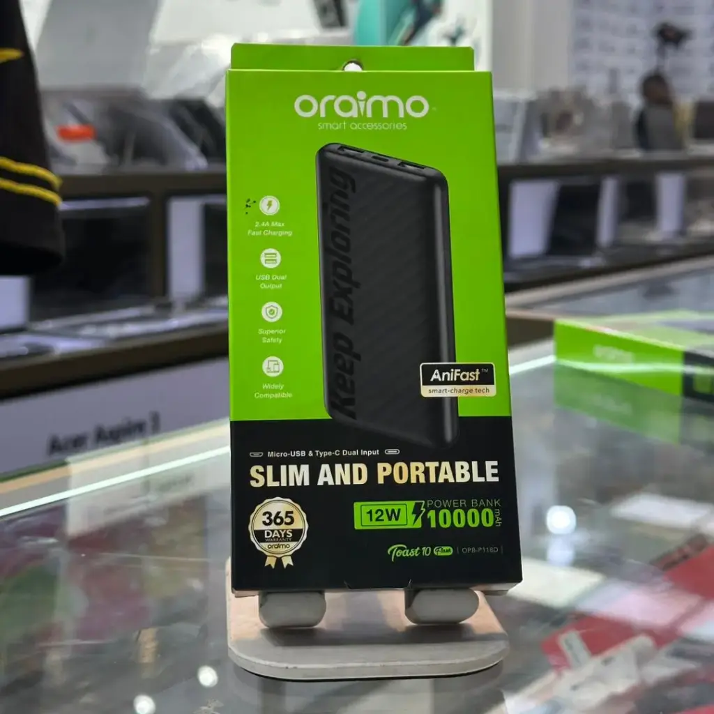 Oraimo toast 10 0PB-P118D 10000mah