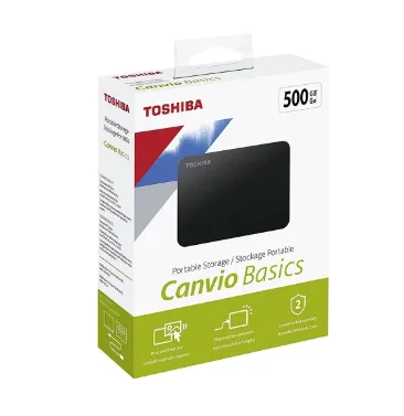 BOX TOSHIBA HDD 500Go