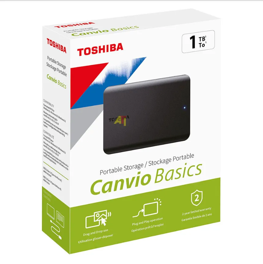 box disque dur HDD Toshiba